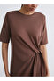 Crew Neck Tie Dress - 3