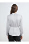 Nevavm Differently Styled High Neck Gathered Blouse with Waist Tie - 5