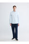 Blue Regular Fit Men's Shirt from Plus-Store - 2