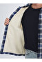Ozmarka New Season Comfortable Fit Long Sleeve Plaid Men's Shirt Jacket - 4