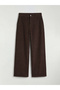 Trendlucky Women's Slim Fit Corduroy Pants with a Difference in Color - 4