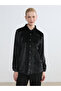 Esvab • Modern & Distinctive Shiny-Looking Women's Velvet Shirt - 2