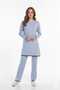 Women's Zigzag Stitched Knitwear Set - 3