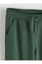 Green Crew Neck Striped Boys' Sweatshirt and Sweatpants - 7