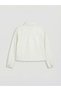 Quality Pieces from Çelebi Store: Girls' Jean Jacket with Scallop Detail - 2