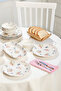 4270 Pure 14-Piece Porcelain Breakfast Set for 6 People - 5
