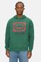 Rico Green Hooded Printed Oversized Men's Sweatshirt