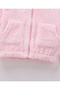 Solid Hooded Winter Jacket - Pink - 5