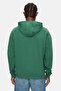 Rico Green Hooded Printed Oversized Men's Sweatshirt - 5