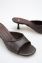 Women's Heeled Sandals Bitter Brown Skin - 5