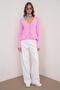 Firfir Detailled V-Neck Tricot Sweater Beige *Regular Fit* - 2