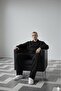 طقم روبرتو أسود للرجال من الأعلى والأسفل