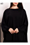 Nida fabric closed abaya with bahraini cut - 3