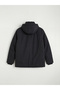 Mg Trenden Black Standard Fit Hooded Men's Coat - 8