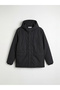Mg Trenden Black Standard Fit Hooded Men's Coat - 6