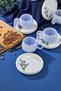 Lavender Floral Lilac Luxury Coffee Cup Set for 6 People, Cup Set - 7