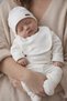 Natural White 7 Piece Newborn Baby Hospital Release Zibin Set