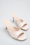 Women's Heeled Sandals in Patent Leather
