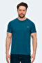 Vishal Ktn Men's Slim Fit Petrol T-Shirt