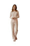 100% Cotton Pointelle Buttoned Pajama Top - 2