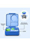 Heat Insulated Sea Blue Bento Lunch Box - 4
