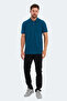 Soho I Men's Polo Collar Petrol T-Shirt - 7