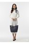Women's Handbag and Portfolio Handbag Set - Casual Stylish Bag with Shawl Detail - 2