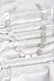 Square Plate Model Silver Color Women's Necklace - Ebj260123W39211 - 2