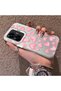 Realme C55 Compatible Hard Acrylic Back Silicone Edge Lens Protection Case Heart Pattern - 2