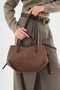 Women's Mini Pinterest Bag Suede Brown