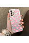 Samsung Galaxy A33 5g Compatible Hard Acrylic Back Silicone Edge Lens Protection Case Heart Pattern - 4