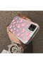 Samsung Galaxy A03 Compatible Hard Acrylic Back Silicone Edge Lens Protection Case Heart Pattern - 3
