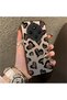Redmi A4 Compatible Hard Acrylic Back Silicone Edge Lens Protection Case Heart Pattern - 4