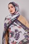 Smoked edge floral patterned craze comfort shawl