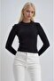 Crew neck crop knit sweater 1405 - 4