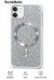 iPhone 11 Compatible Camera Protruding Shockproof Silvery Case