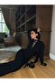 Women's Black Maxi Dress Yel221793 - 2