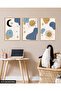 Sky Themed 3 Piece Wooden Framed Painting Act - 3