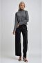 Turtleneck Soft Knitwear Fabric Striped Sweater 1403 - 2