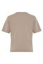 Mink Crew Neck Flared Short Sleeve Tshirt - 2