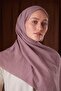 Dried Rose Plain Luna Cotton Shawl - 3