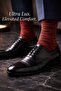 La'Pescara Ultra Luxury 12-Pack Zebra Orange Mercerized Men's Socks Crp417 - 2