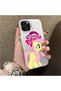 iPhone 15 Pro Max Compatible Hard Acrylic Back Silicone Edge Lens Protection Case My Little Pony - 5