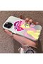 iPhone 15 Pro Compatible Hard Acrylic Back Silicone Edge Lens Protection Case My Little Pony - 3