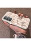 Samsung Galaxy S24 Compatible Hard Acrylic Back Silicone Edge Lens Protection Case Knot Pattern - 2