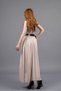 Women's Winter Stone Belted Elastic Waist Maxi Long Skirt Stylish Daily Comfortable 6856 - 2