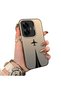 For Realme C55 Compatible Hard Acrylic Back Silicone Edge Lens Protection Case Simple Plane Pattern
