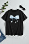 Unisex Fıyonk & Steteskop Printed Design Tshirt