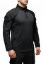 Black Men's Tactical Kombat T-Shirt - Stretch Fabric Outdoor Hunting and Military Operational Tee Shirt - 6