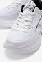 Side Patterned Anorak Women's Sports Shoes White Black - 3